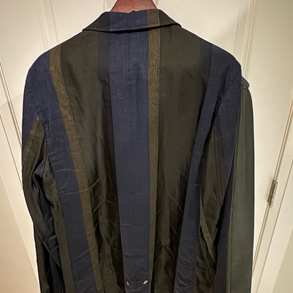 John Varvatos Linen Painters Coat - Picture 2 of 3